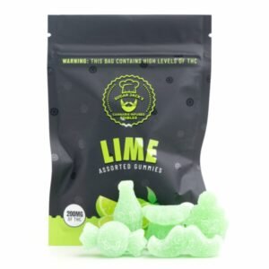 200mg THC Assorted Lime Gummies (Sugar Jack’s)